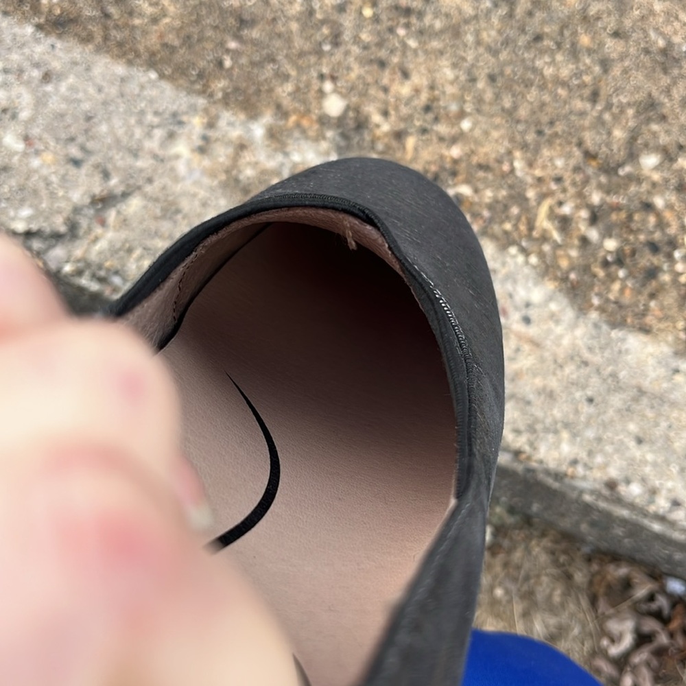 Dansko Metallic Black Flats - Picture 9 of 13